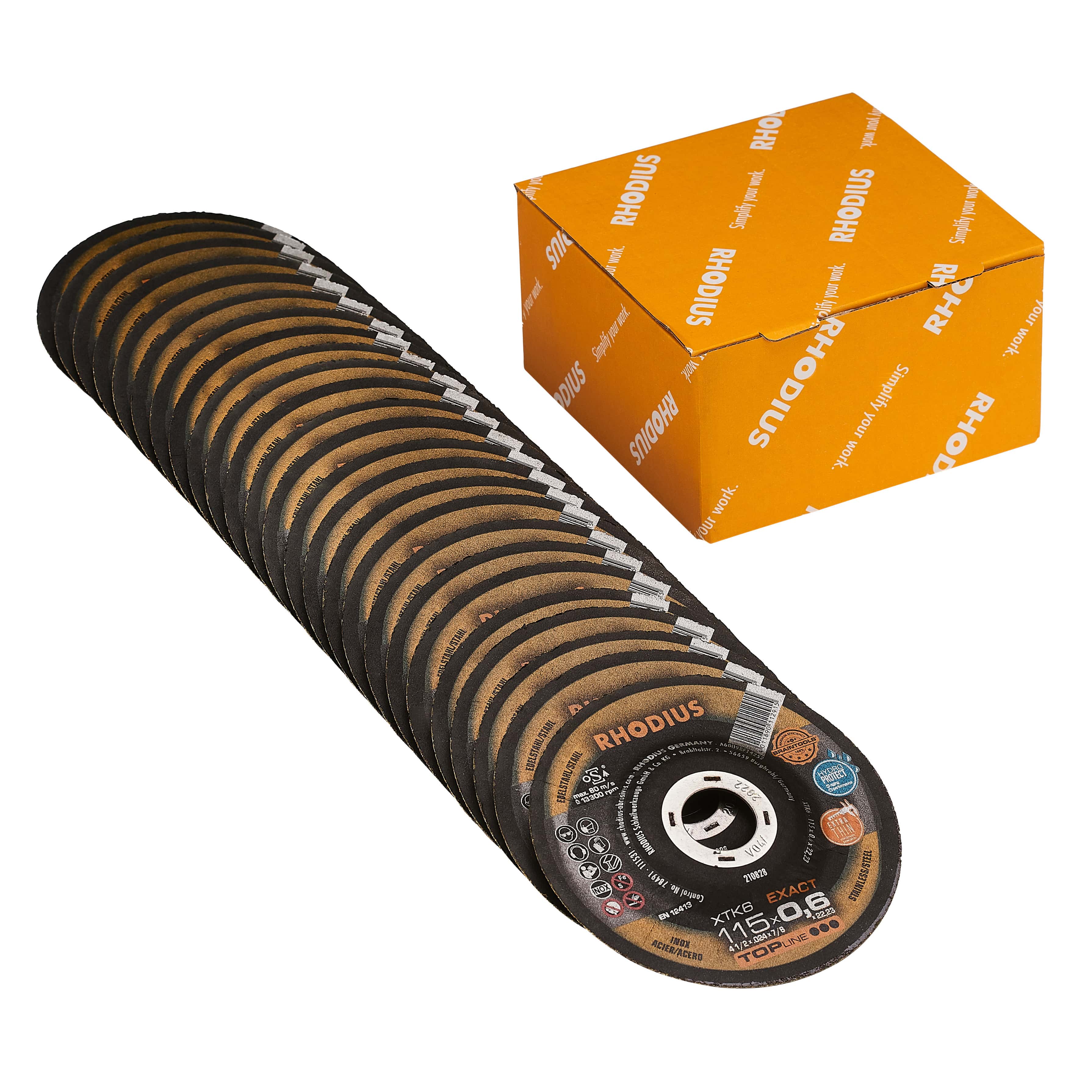 XTK6 Exact 0.6 mm doorslijpschijf XTK6 Exact 0.6 mm doorslijpschijf