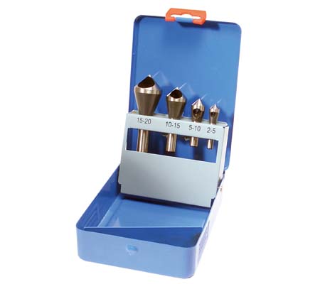 Gestanste verzinkboren set 4-delig Gestanste-verzinkboren-set-4-delig